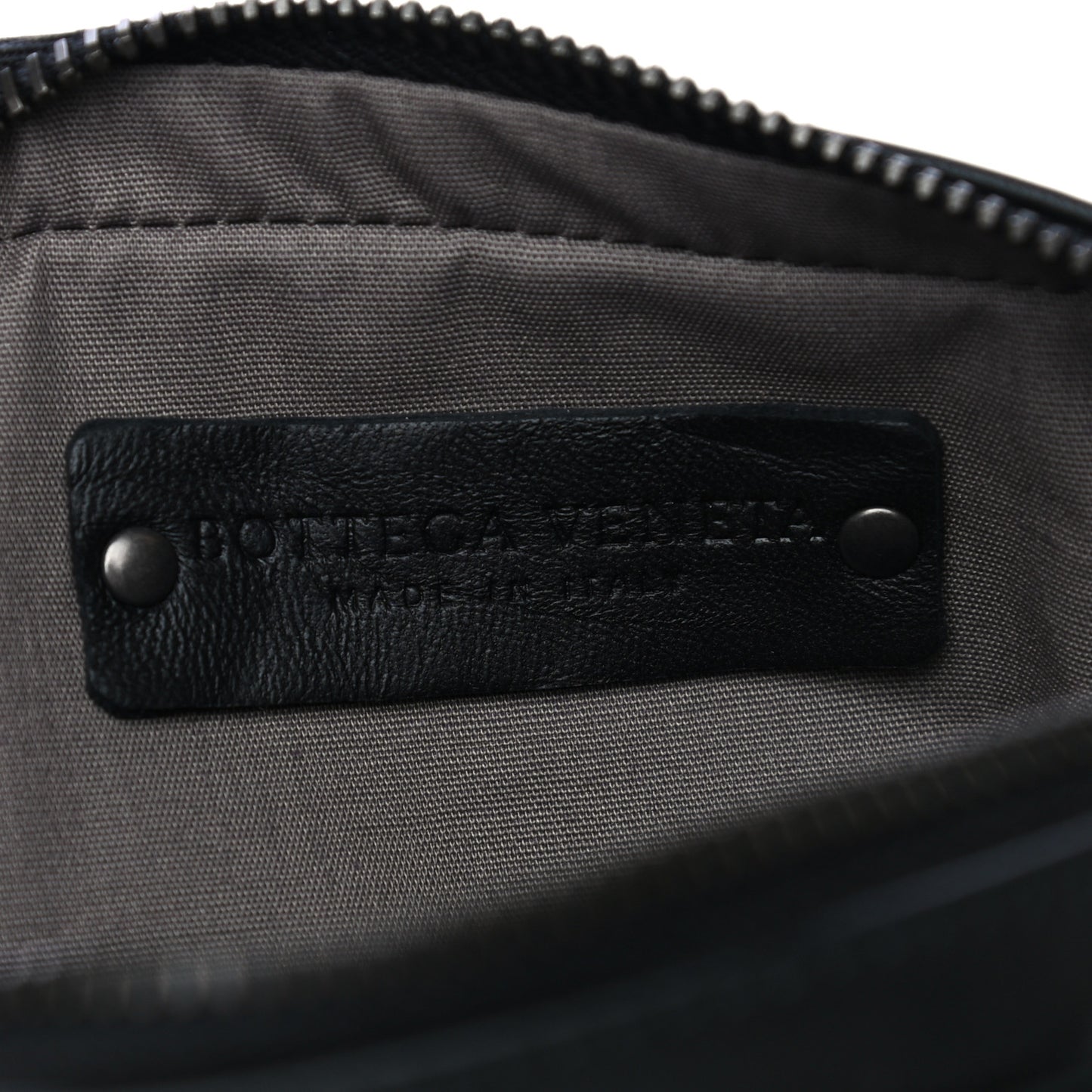 Nappa Intrecciato Belt Bag Black