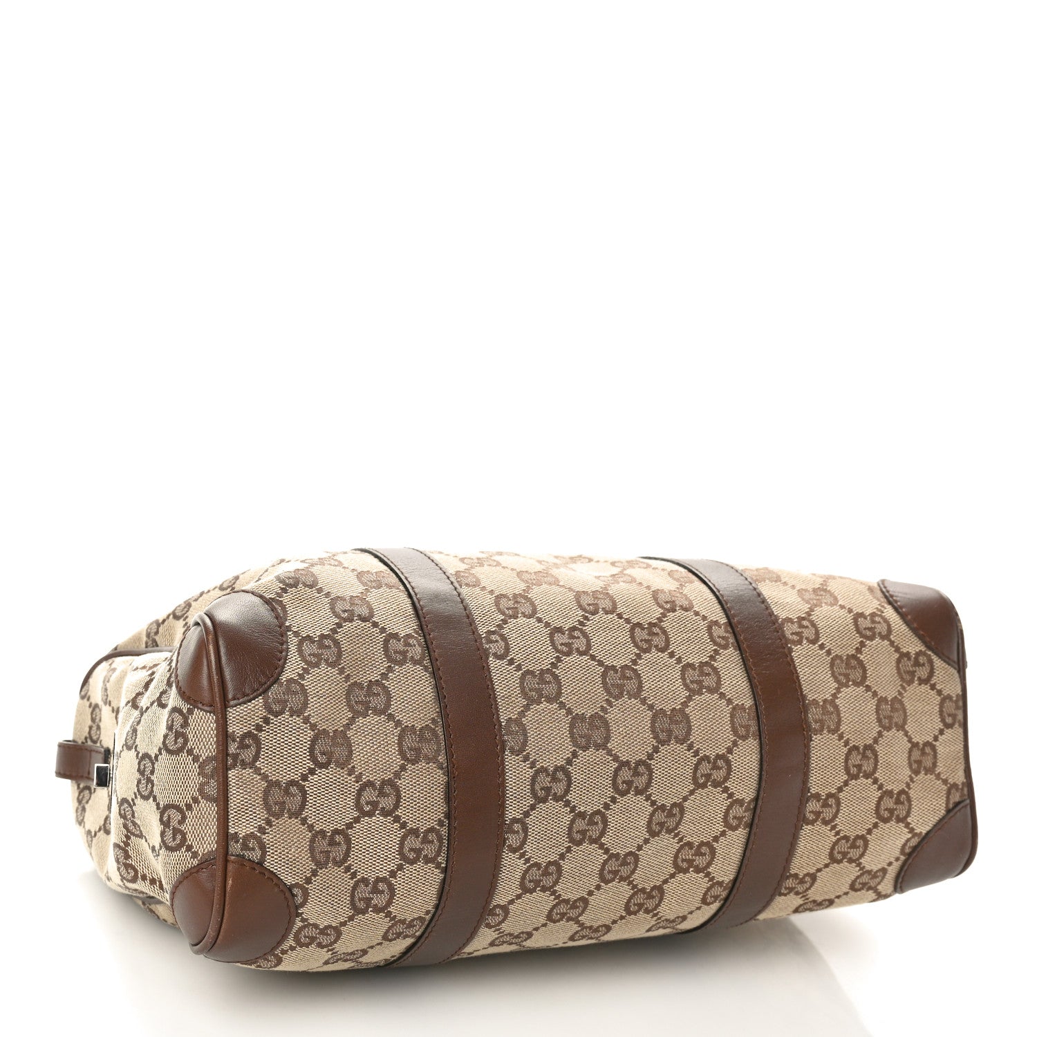 Gucci Monogram Mini Boston Dark Brown 5 of 14