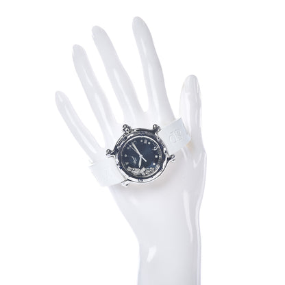 Chopard Stainless Steel Rubber Diamond 38mm Happy Sport Fish Quartz Watch White 2 of 5