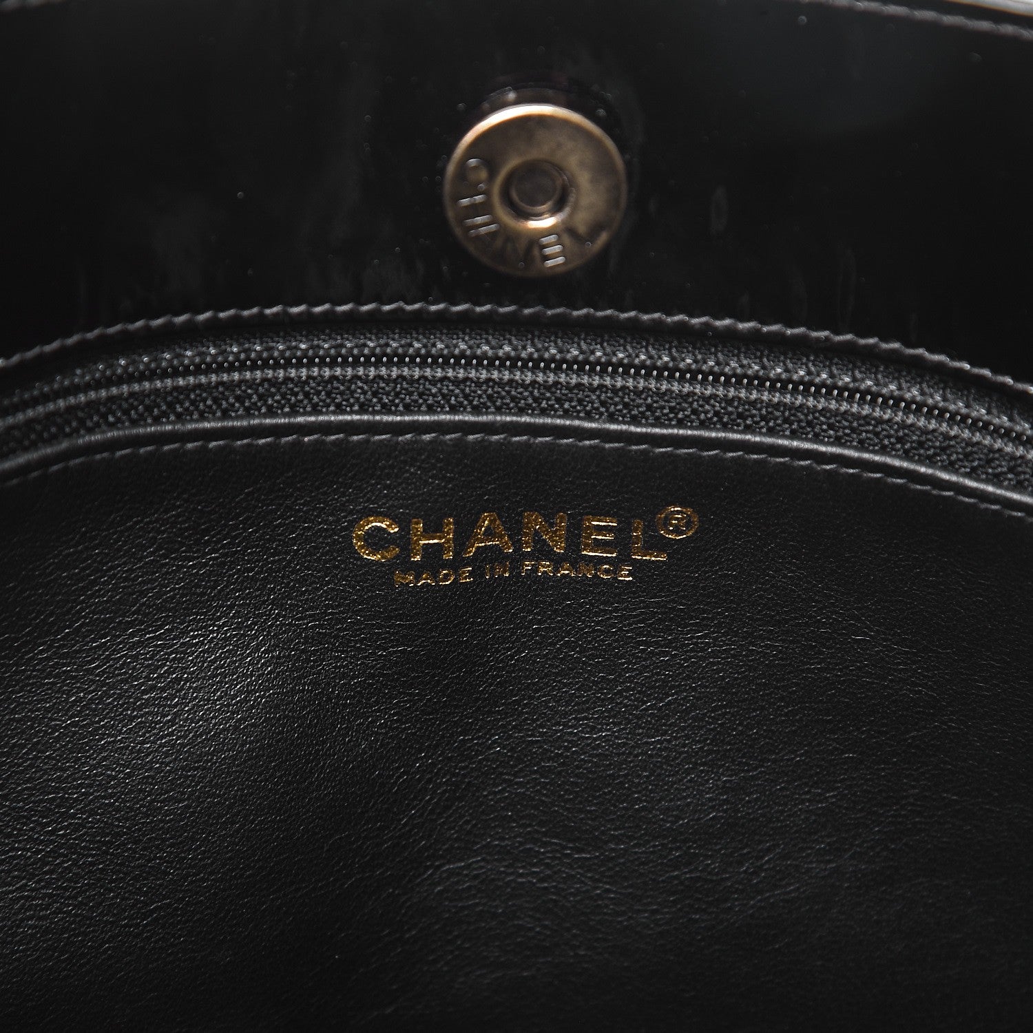 Chanel Patent Mademoiselle Tote Black 6 of 8