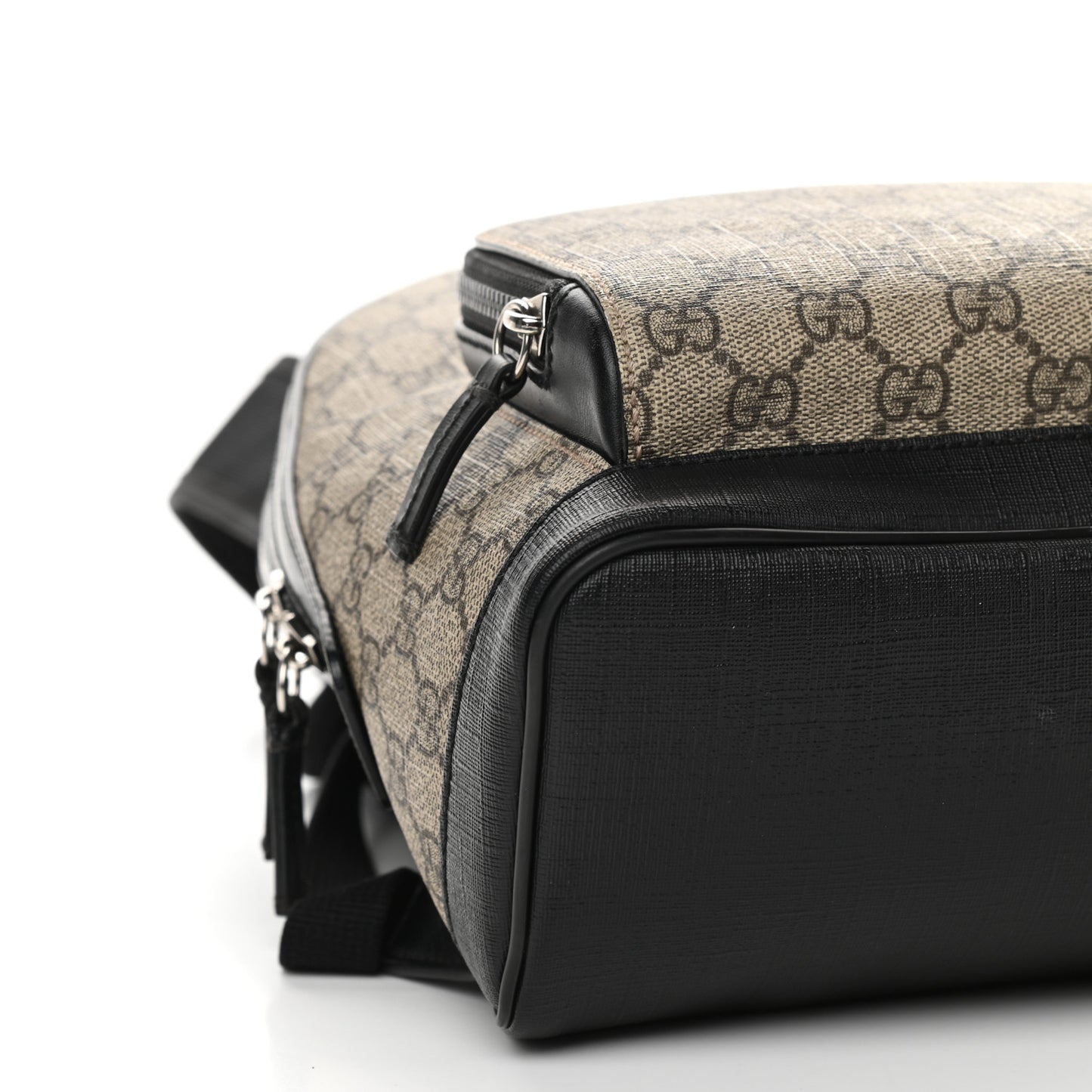 GG Supreme Monogram Small Eden Day Backpack Black