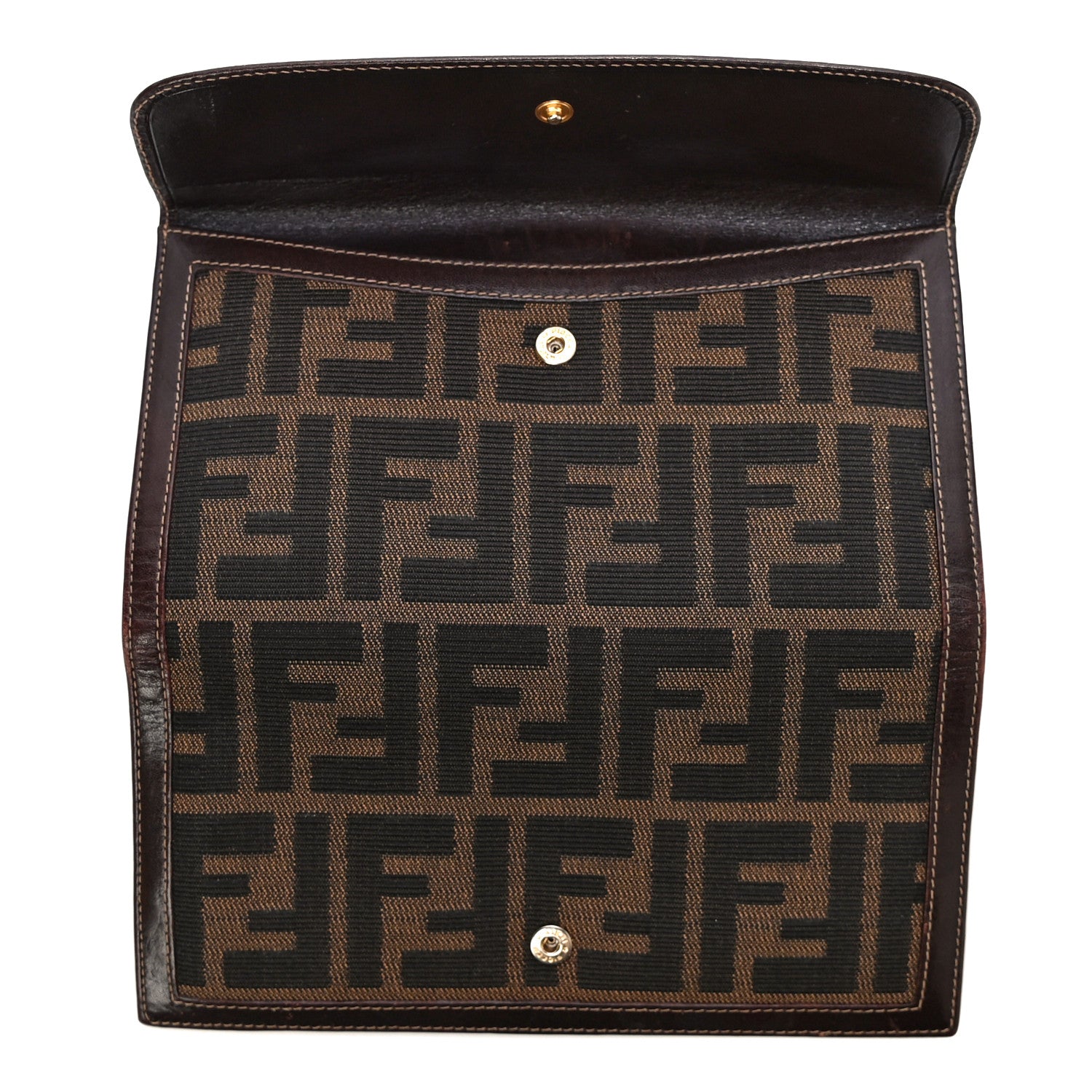 Fendi Zucca Continental Wallet Tobacco 6 of 28
