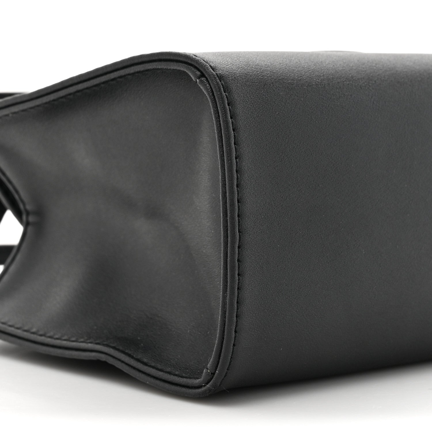 Telfar Vegan Leather Small Shopping Bag Black 9 of 9