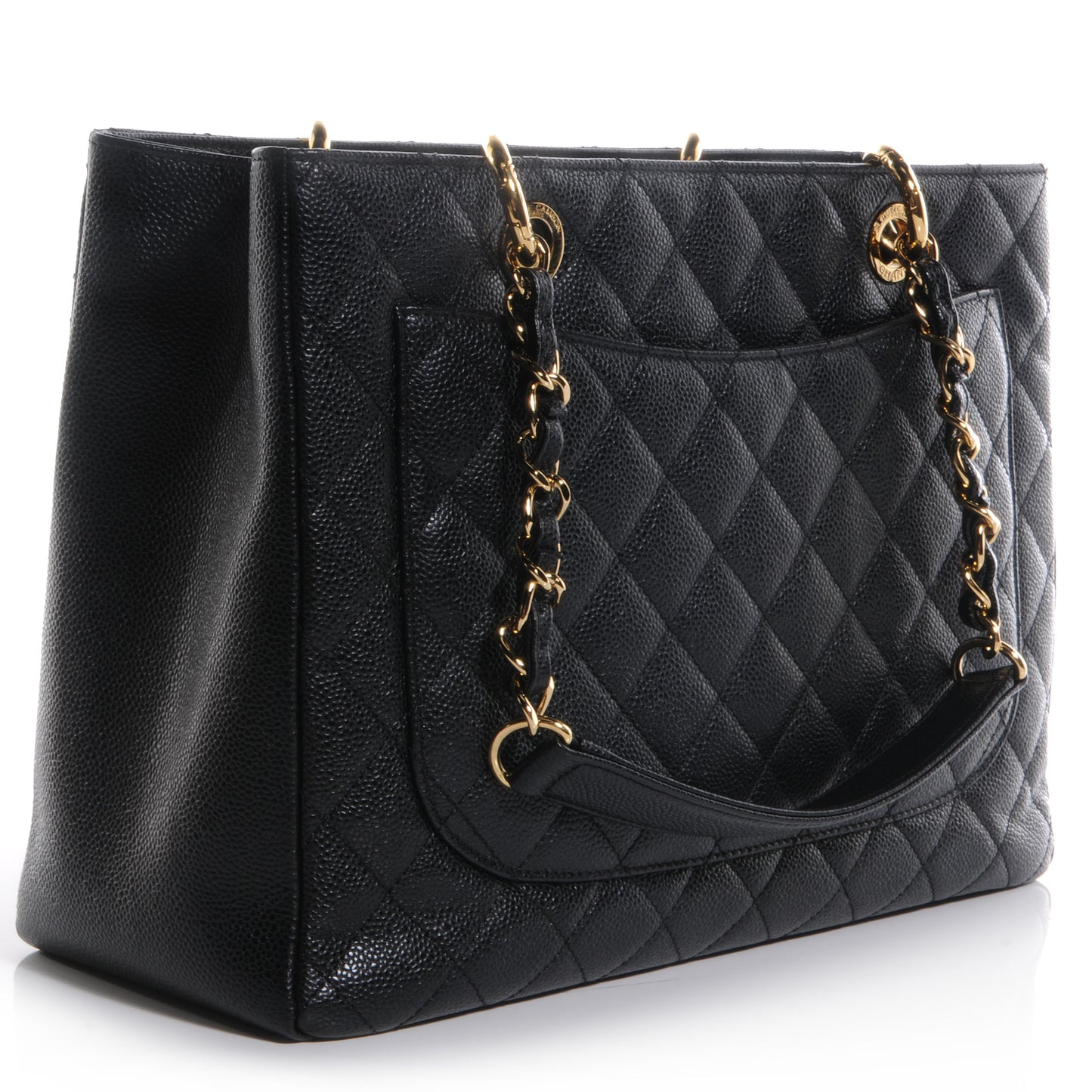 Caviar Grand Shopping Tote GST Black