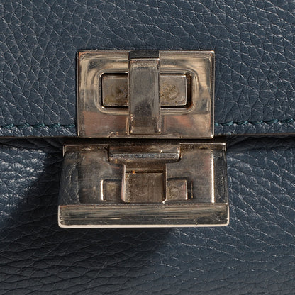 Celine Drummed Calfskin Suede Medium Trapeze Orage 5 of 9