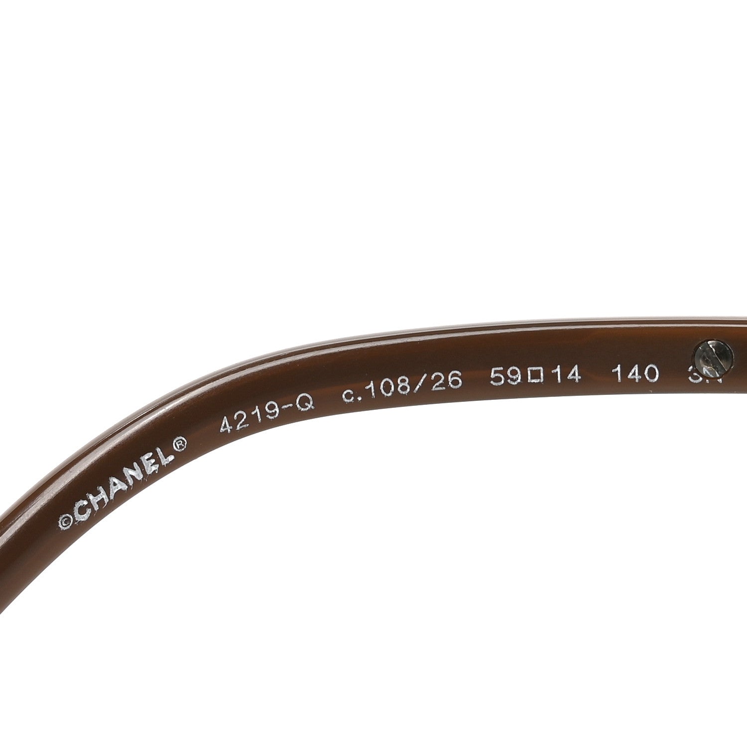 Chanel Metal Polarized Pilot Winter Sunglasses 4219-Q Brown 5 of 7