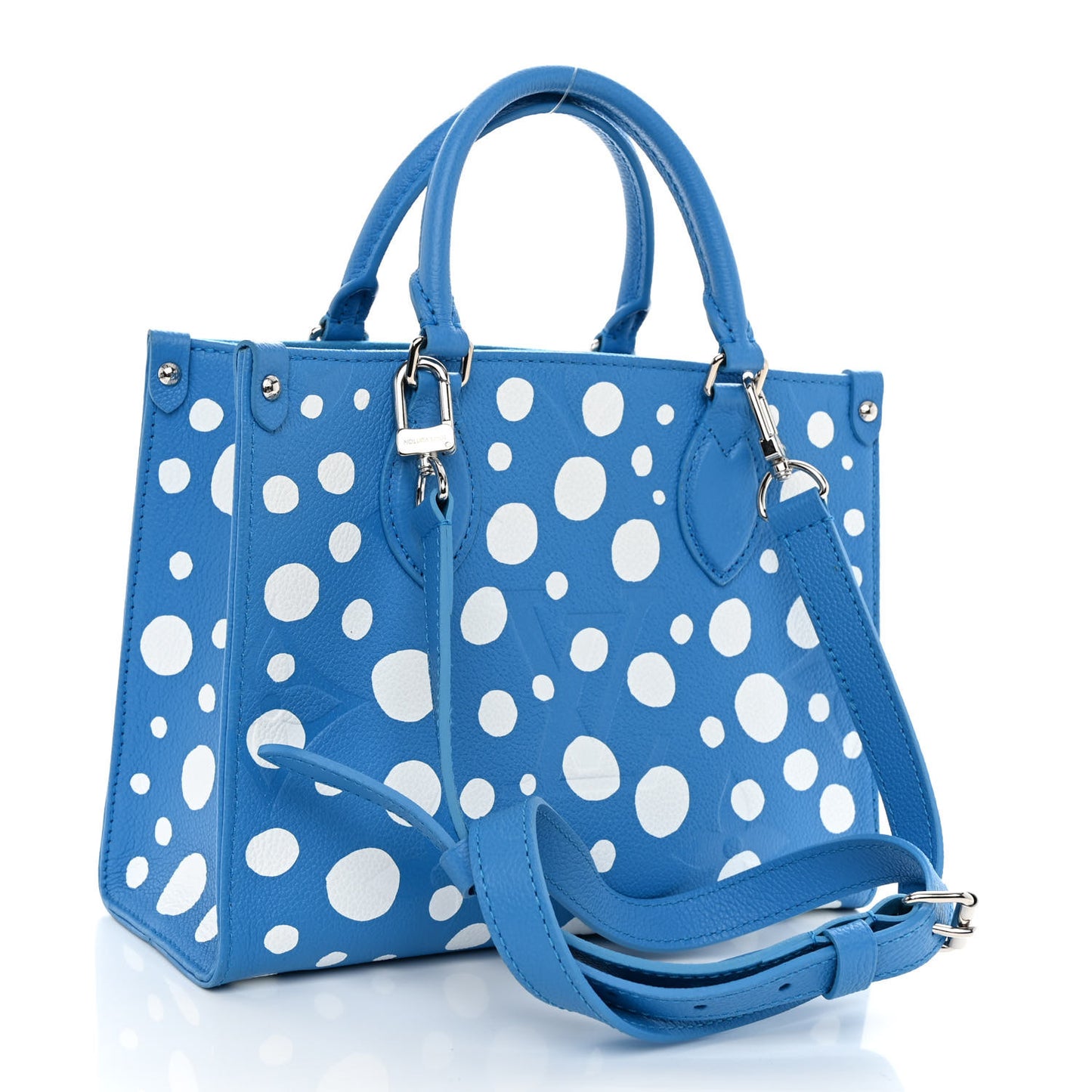 LV X YK Empreinte Monogram Giant Onthego PM Blue White