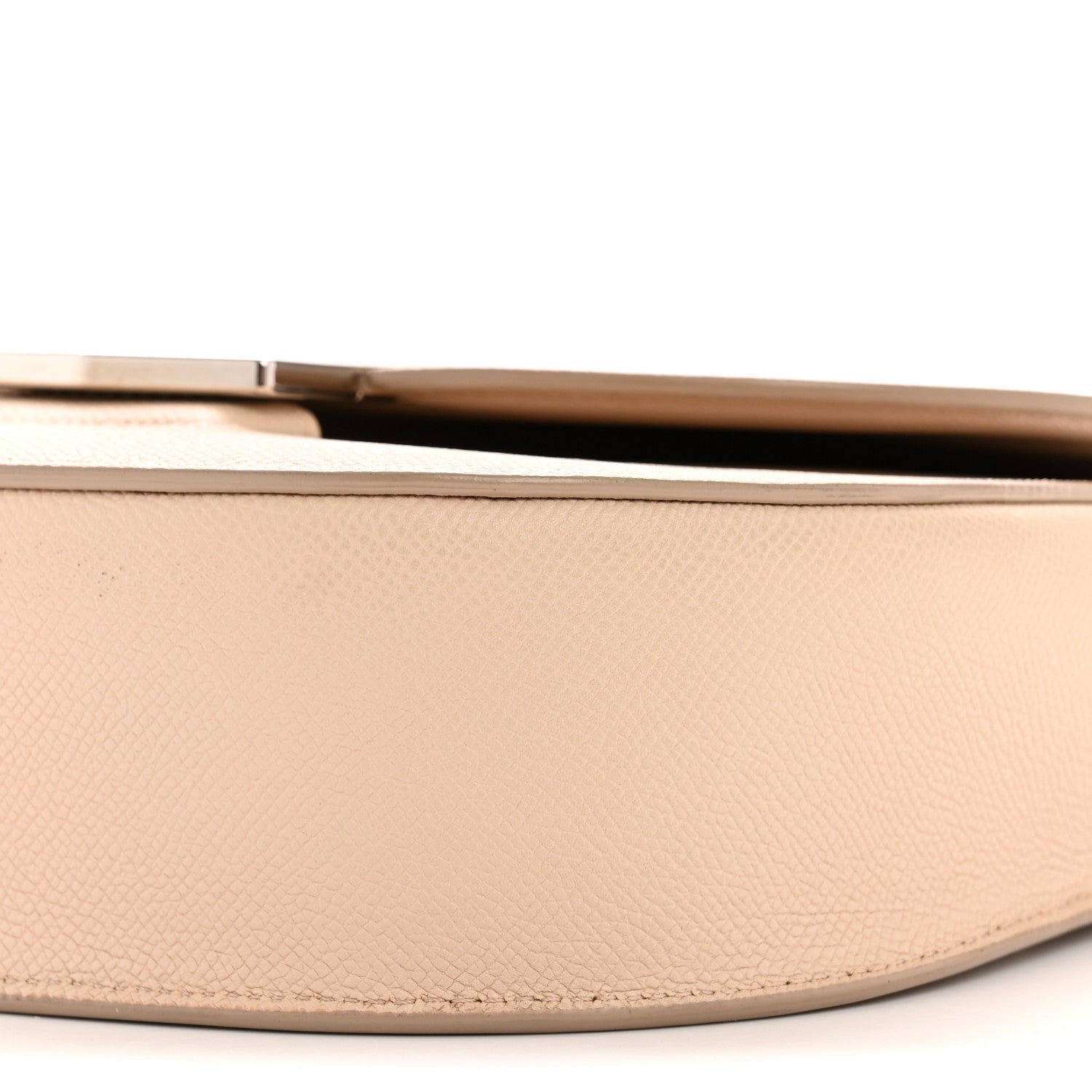 Celine Grained Calfskin Medium Trotteur  Powder 10 of 13
