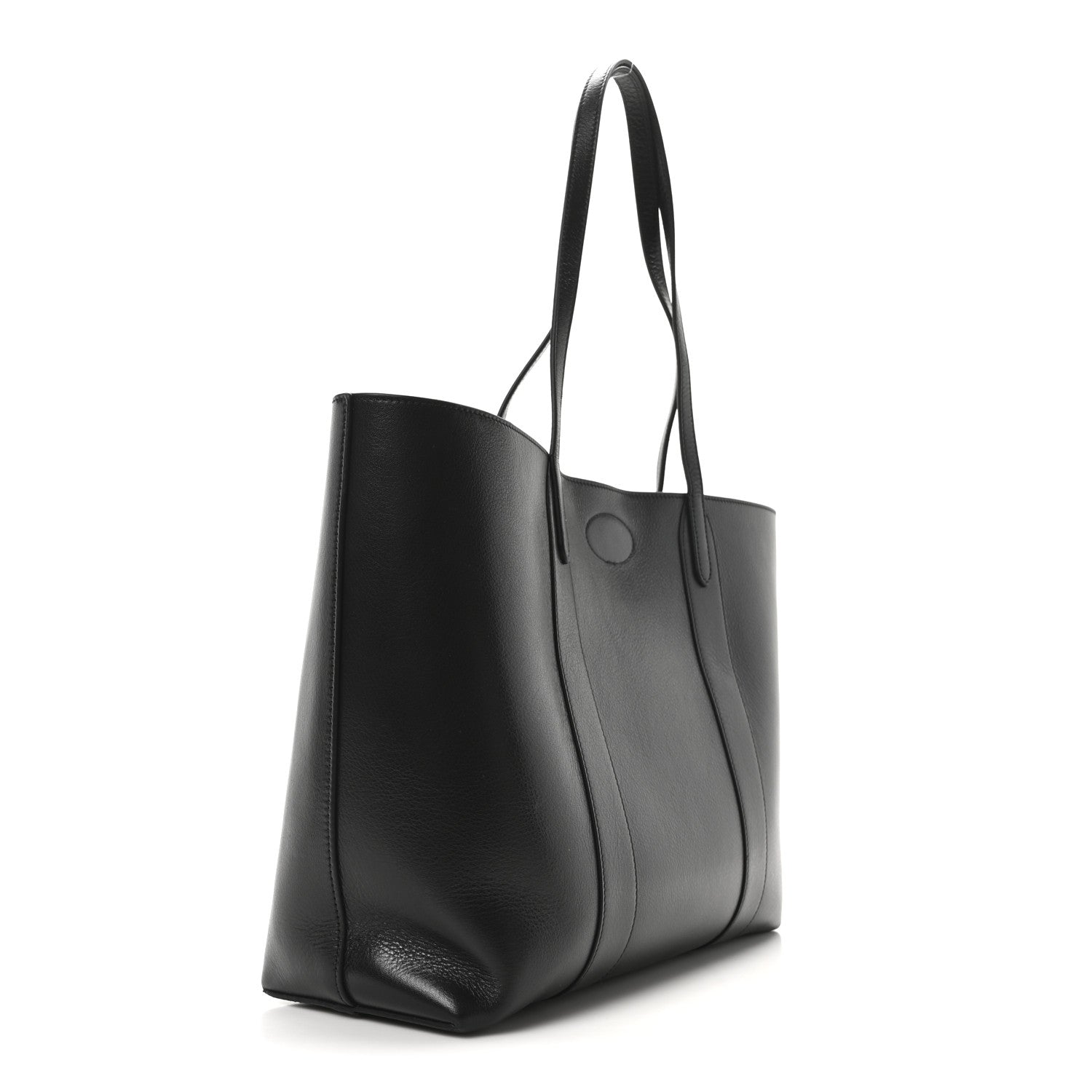 Mulberry High Shine Grain Bayswater Tote Black 3 of 9