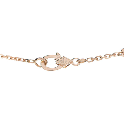 Van Cleef & Arpels 18K Yellow Gold Mother of Pearl Vintage Alhambra Pendant Necklace 5 of 7