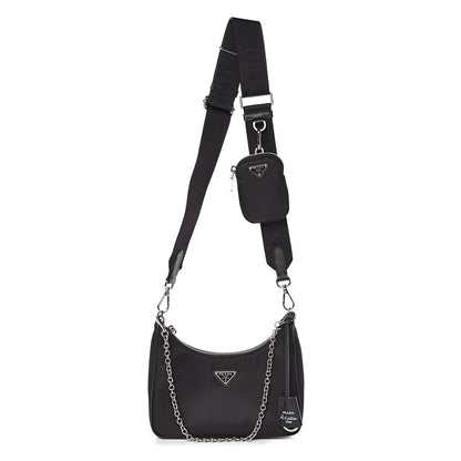 Prada Nylon Re-Edition 2005 Shoulder Bag Black 1 of 11