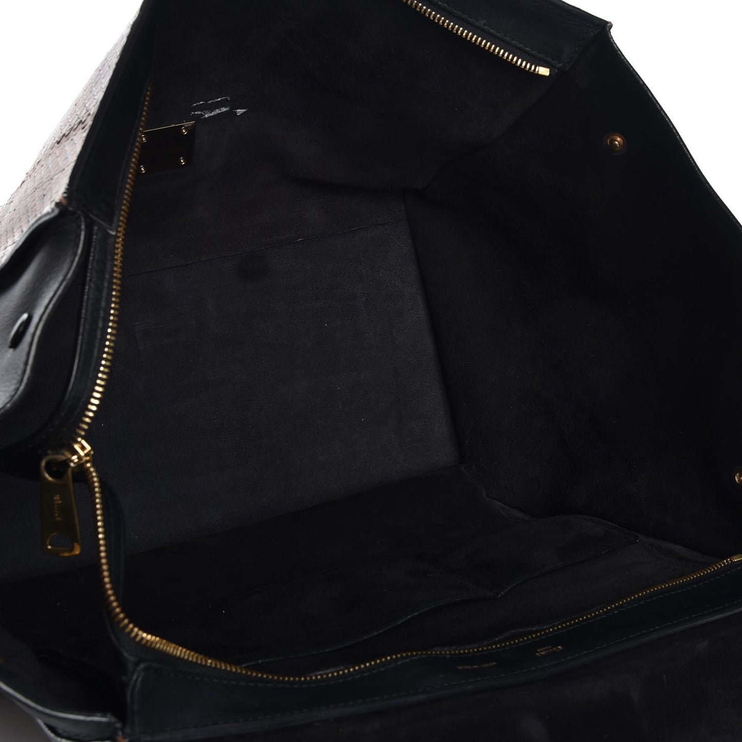 Python Calfskin Large Trapeze