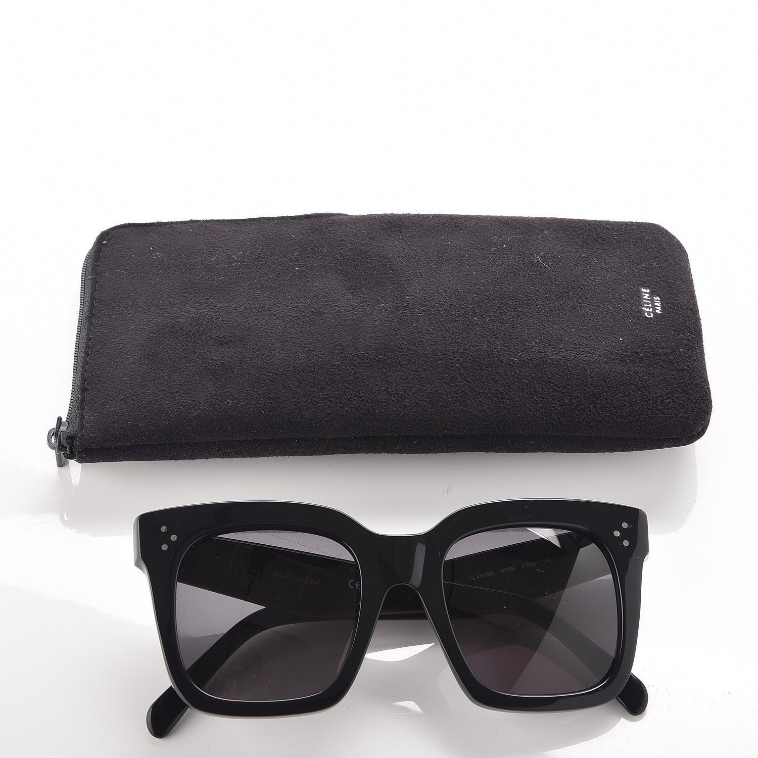 Celine Tilda Sunglasses CL 41076/S Black 9 of 9