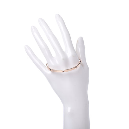 Hermes 18K Rose Gold Mini Clous Bracelet 2 of 5
