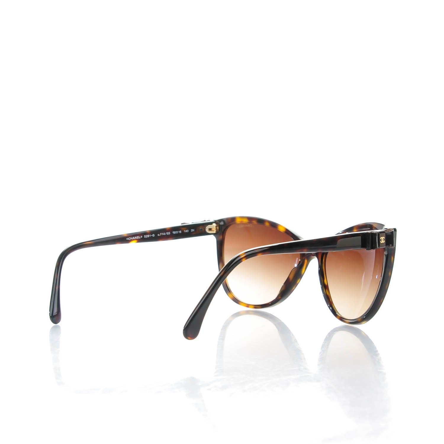 Chanel Butterfly Charms Sunglasses 5281-Q Tortoise 3 of 6
