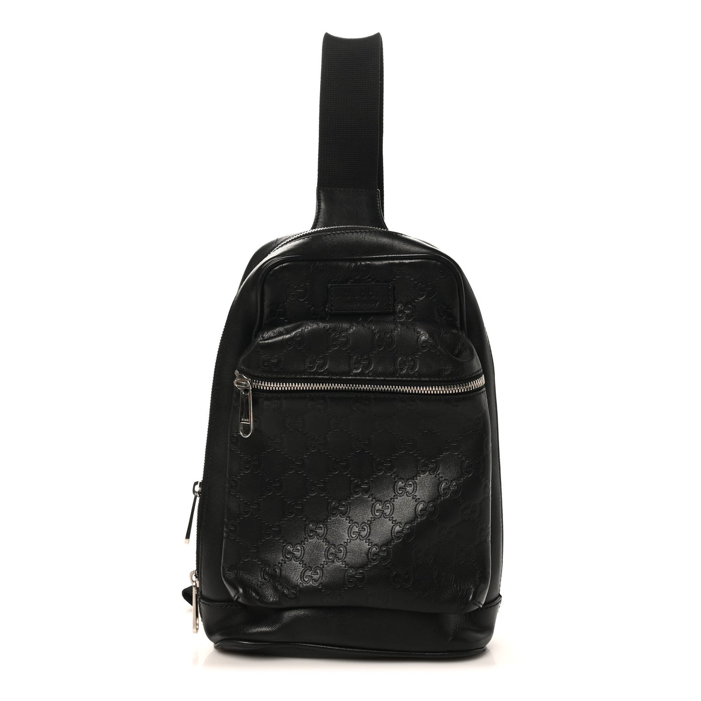 Guccissima Sling Backpack Black