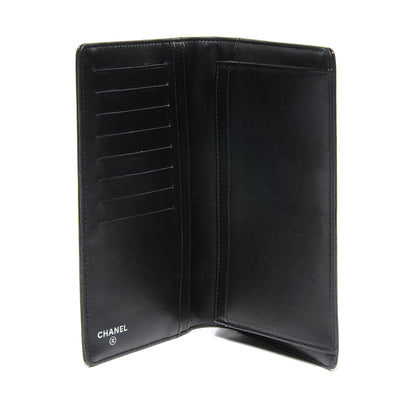 Chanel Patent Calfskin Lucky Symbols Yen Wallet Black 5 of 8