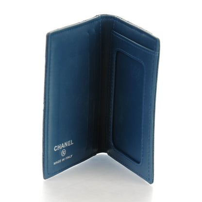 Chanel Caviar Quilted Card Holder Wallet Blue 5 of 7