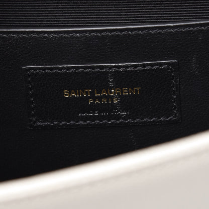 Saint Laurent Grain De Poudre Medium Classic Monogram Kate Satchel Porcellana 8 of 9