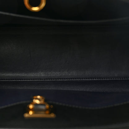 Louis Vuitton Calfskin City Steamer EW Kaki Blue Black 5 of 9