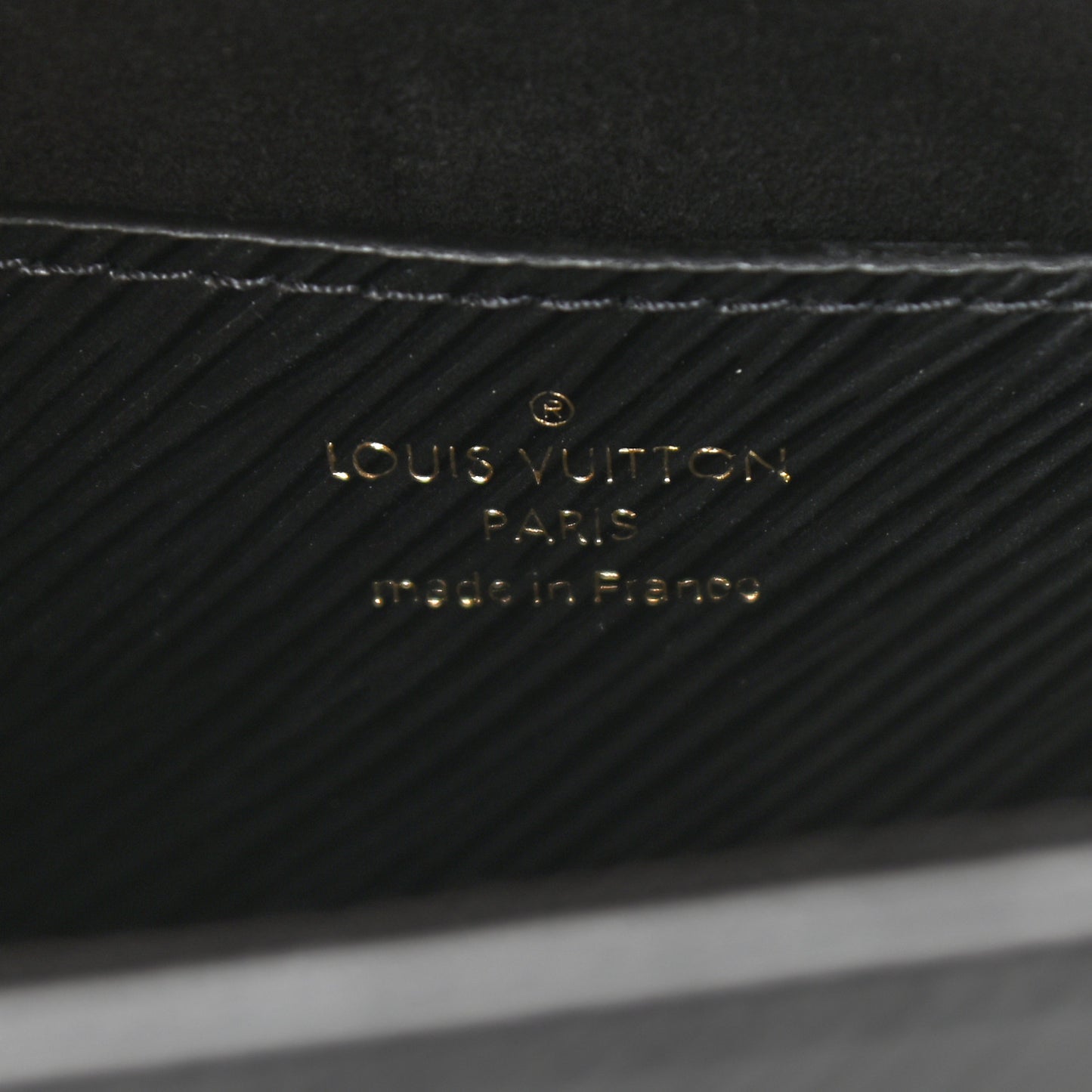 Epi Twist Shoulder Bag MM Matte Black Gold