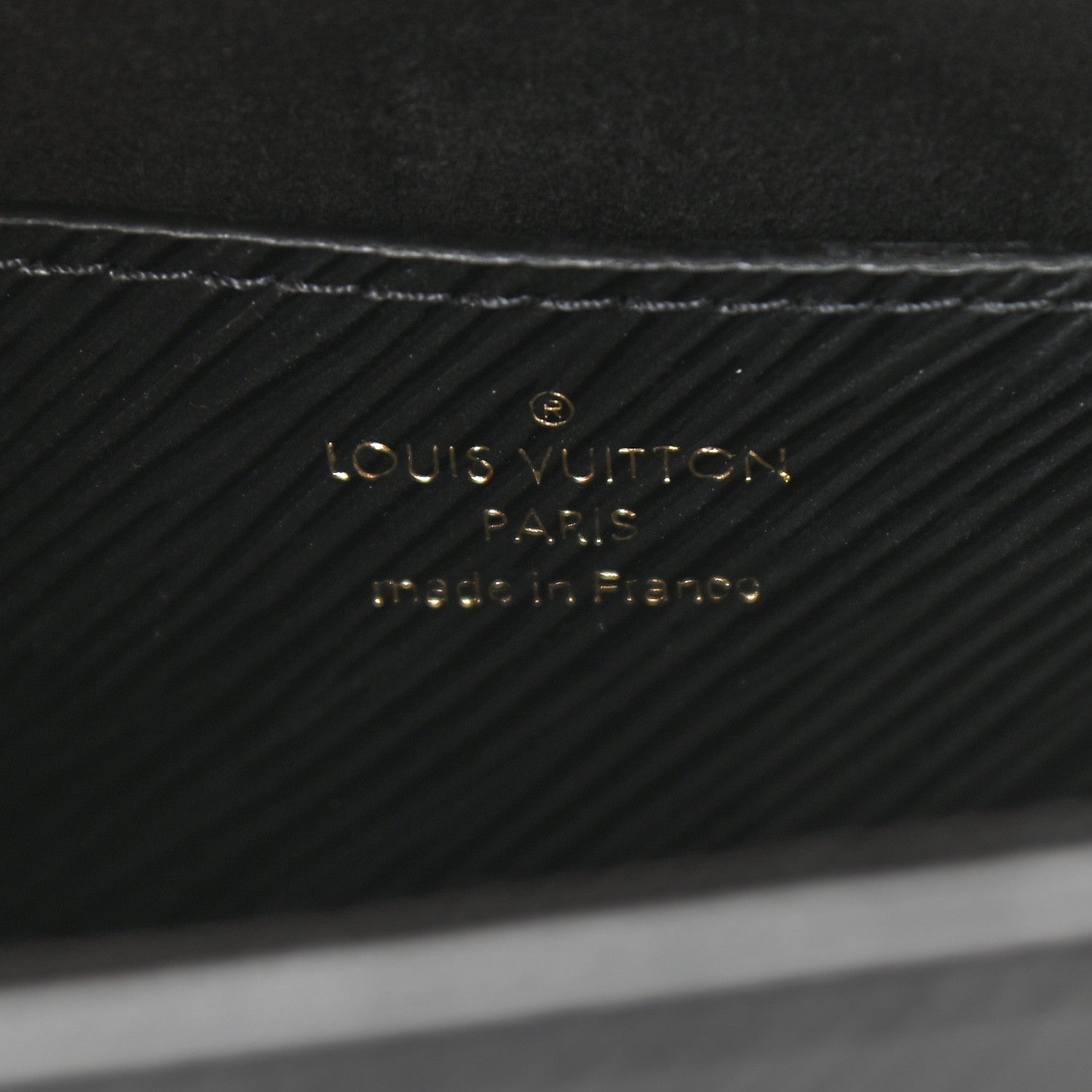 Louis Vuitton Epi Twist Shoulder Bag MM Matte Black Gold 6 of 11