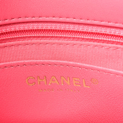 Chanel Lambskin Quilted Large CC Funky Town Flap Pink 6 of 11