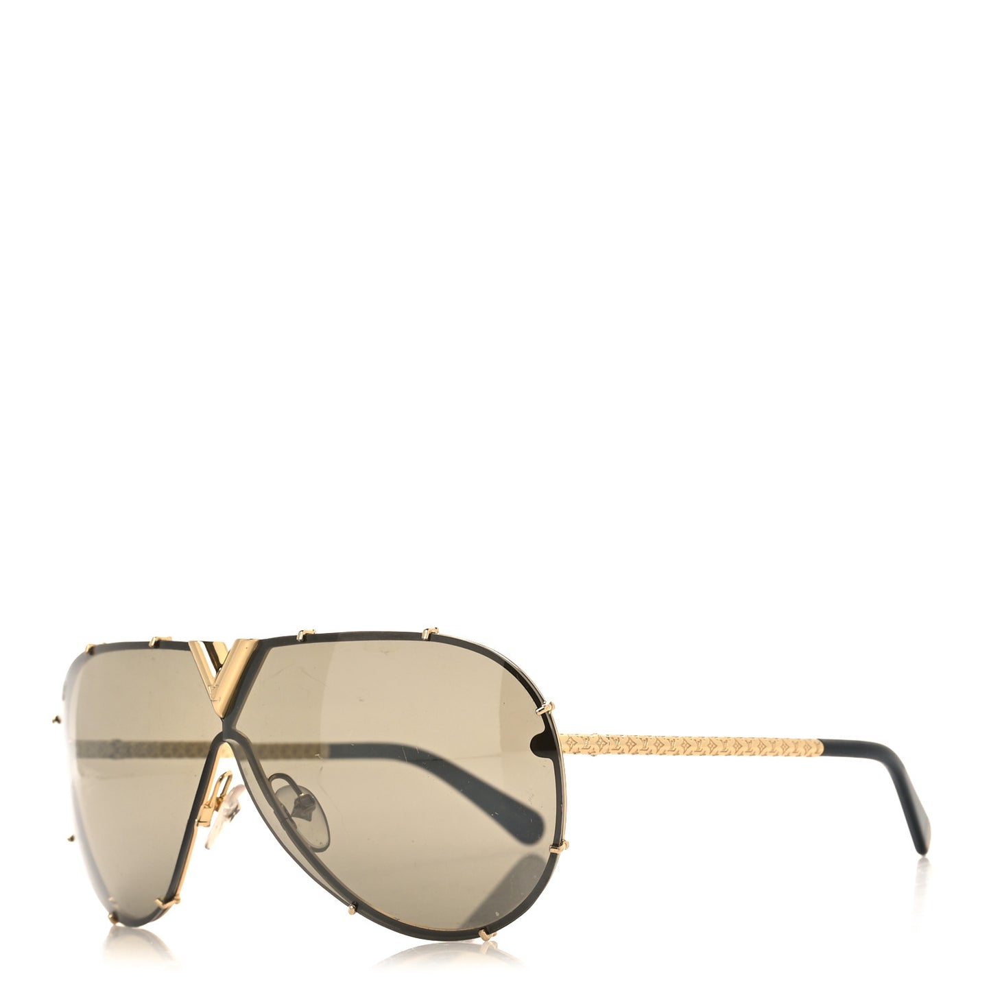 LV Drive Sunglasses Z0896E Gold