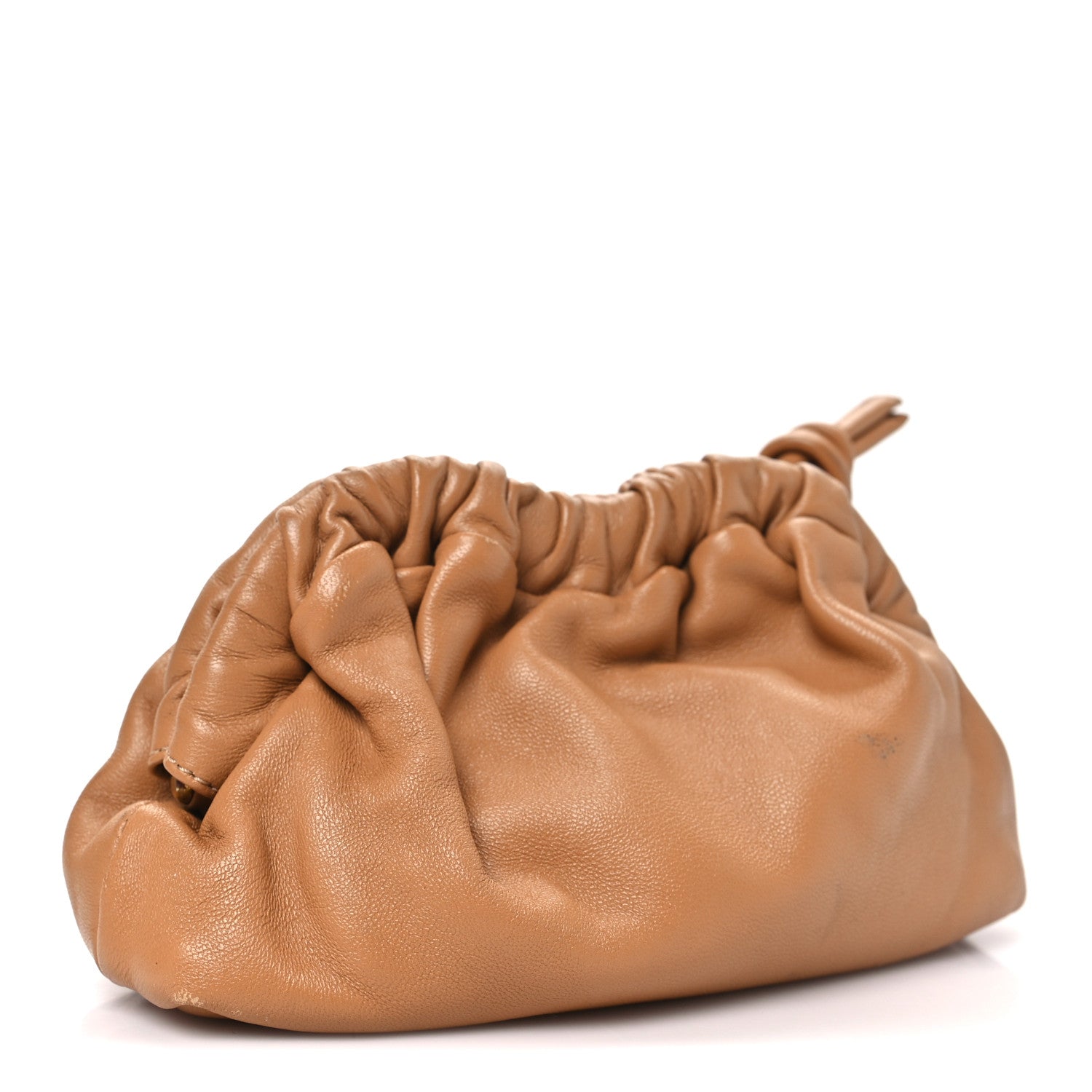 Mansur Gavriel Lambskin Mini Cloud Wristlet Caramel 3 of 8