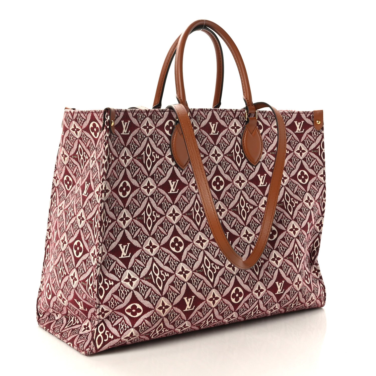 Louis Vuitton Jacquard Since 1854 Onthego GM Bourdeaux 3 of 10