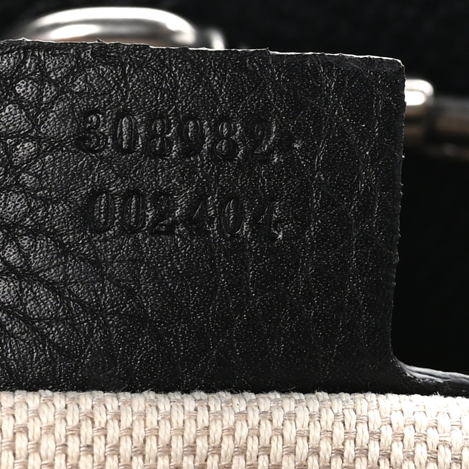 Gucci Pebbled Calfskin Studded Medium Soho Chain Shoulder Bag Black 7 of 9