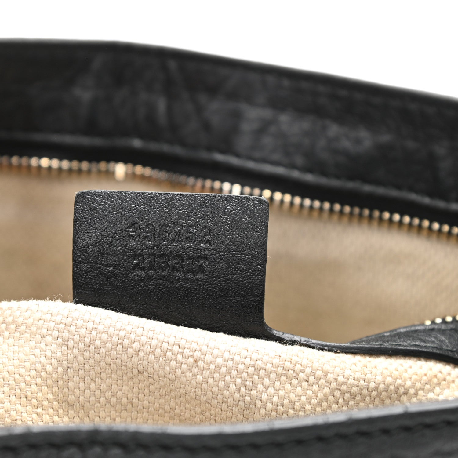 Gucci Pebbled Calfskin Medium Soho Flap Crossbody Black 7 of 15