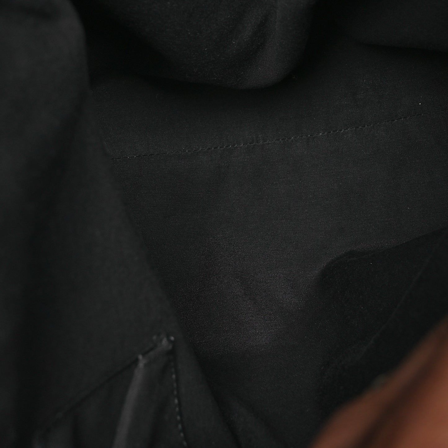 Nylon Monogram Medium Handle Vertical Tote Black