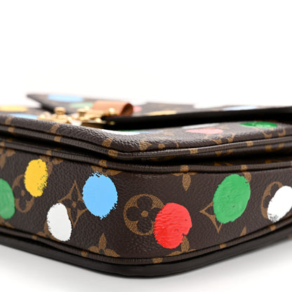 Louis Vuitton LV x YK Monogram Painted Dots Pochette Metis 10 of 10