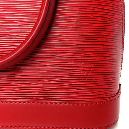 Louis Vuitton Epi Alma BB Castillan Red 6 of 13