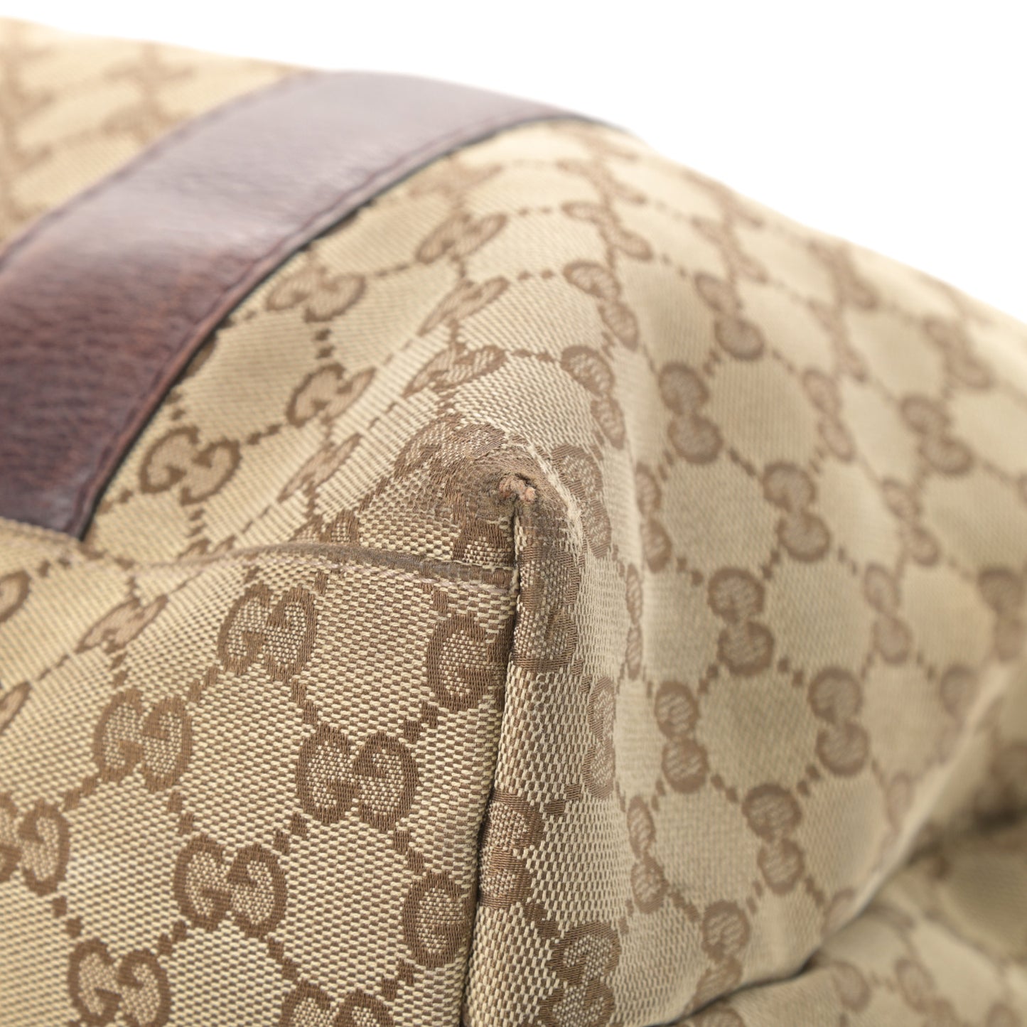 Monogram Medium Bamboo Bar Tote Brown
