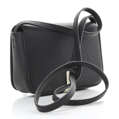 Celine Grained Calfskin Strap Clutch Black 3 of 11