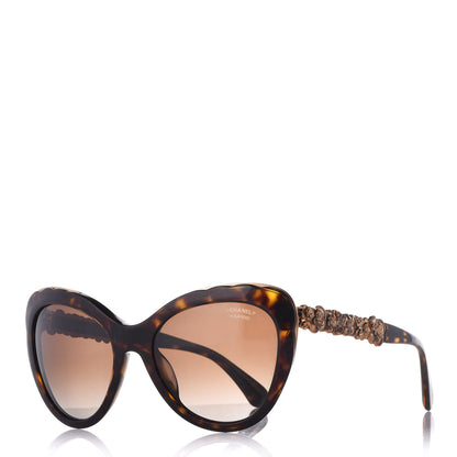 Chanel Bijou Cat Eye Sunglasses 5354 Tortoise 1 of 8