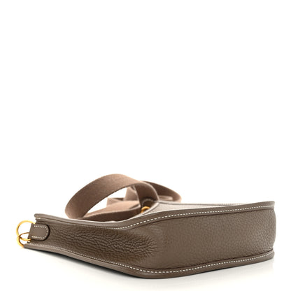 Hermes Taurillon Clemence Evelyne TPM Etoupe 4 of 10