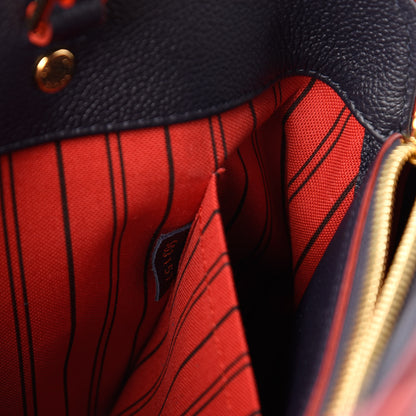 Louis Vuitton Empreinte Montaigne MM Marine Rouge 9 of 11