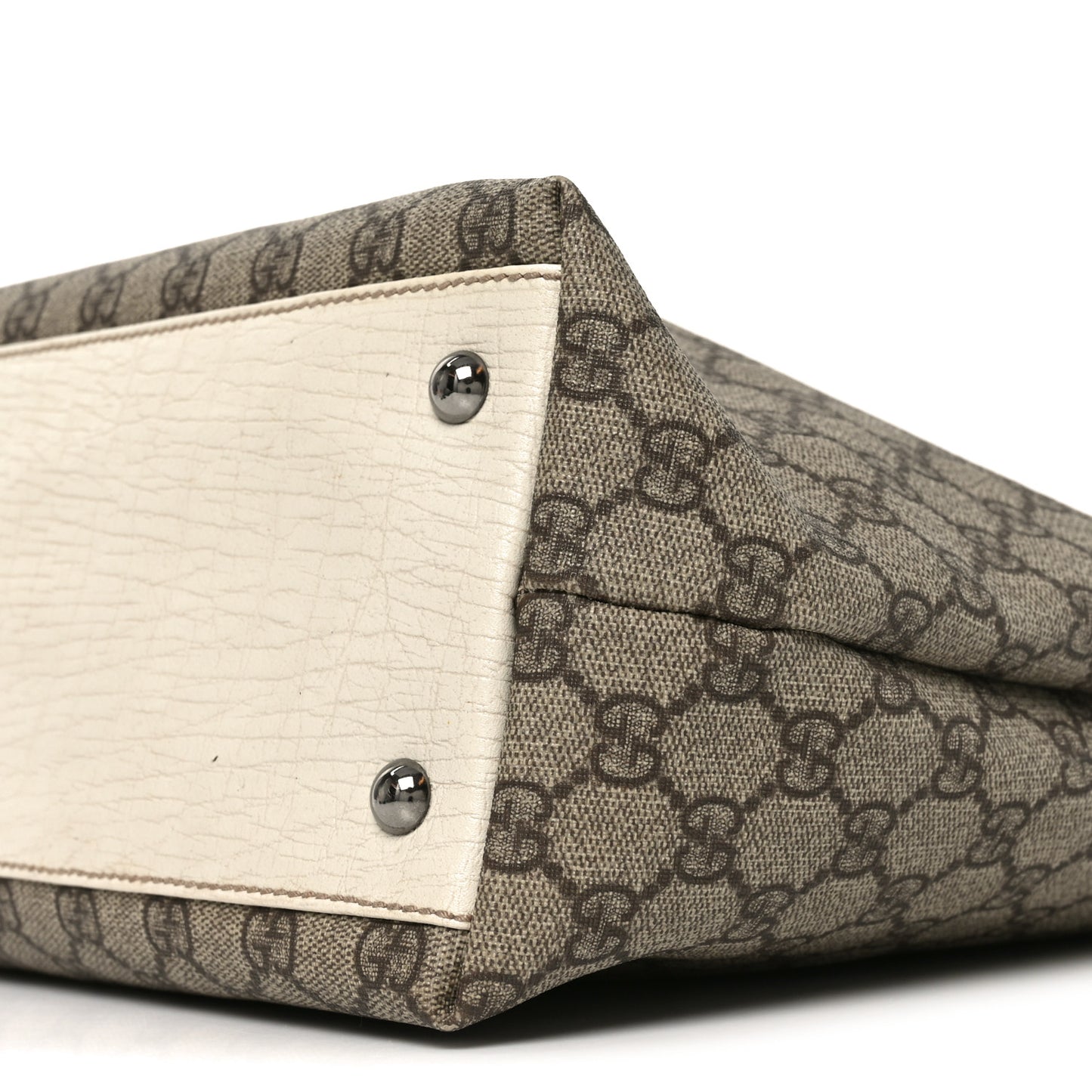 GG Plus Monogram Small Vertical Tote Off White