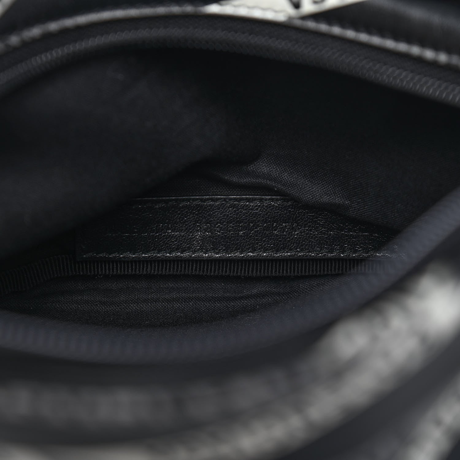 Balenciaga Smooth Calfskin Losange Monogram Explorer Belt Bag Black Grey 6 of 8