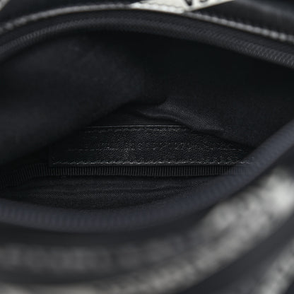 Balenciaga Smooth Calfskin Losange Monogram Explorer Belt Bag Black Grey 6 of 8