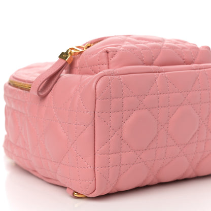 Christian Dior Lambskin Cannage Mini Backpack Peach Blossom 8 of 14