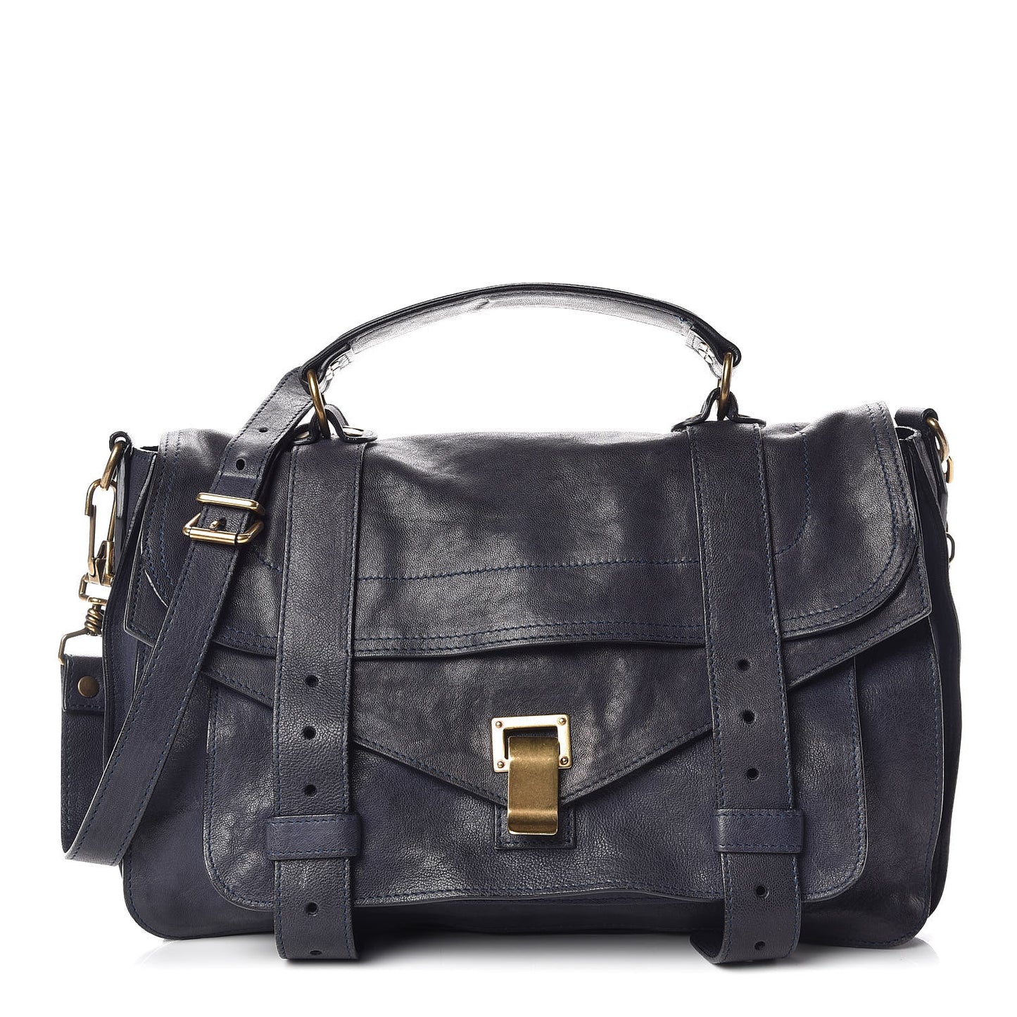 Lambskin Medium PS1 Satchel Midnight