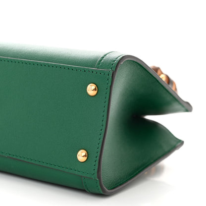 Gucci Wonka Grain Calfskin Mini Diana Tote Bag Green Yellow Fluo 10 of 10