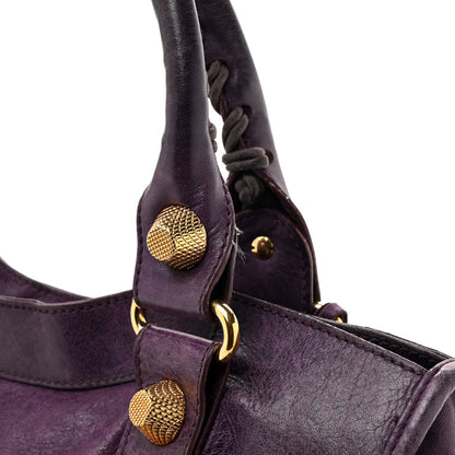 Balenciaga Agneau Giant 21 Gold Hardware City Raisin 15 of 16