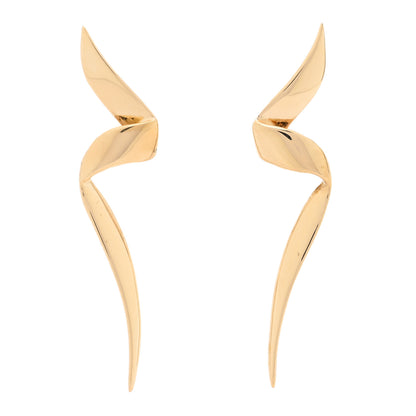 Tiffany 18K Yellow Gold Paloma Picasso Chrysalis Earrings 1 of 4
