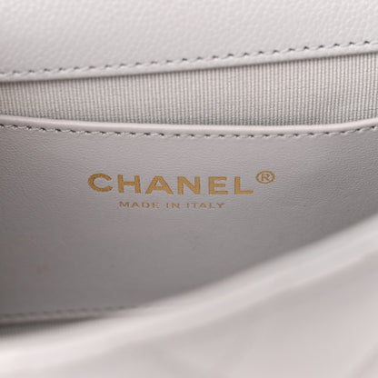 Chanel Caviar Quilted Mini Flap Grey 6 of 11