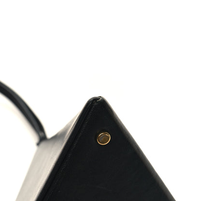 Saint Laurent Lambskin Pyramid Clutch Black 10 of 10